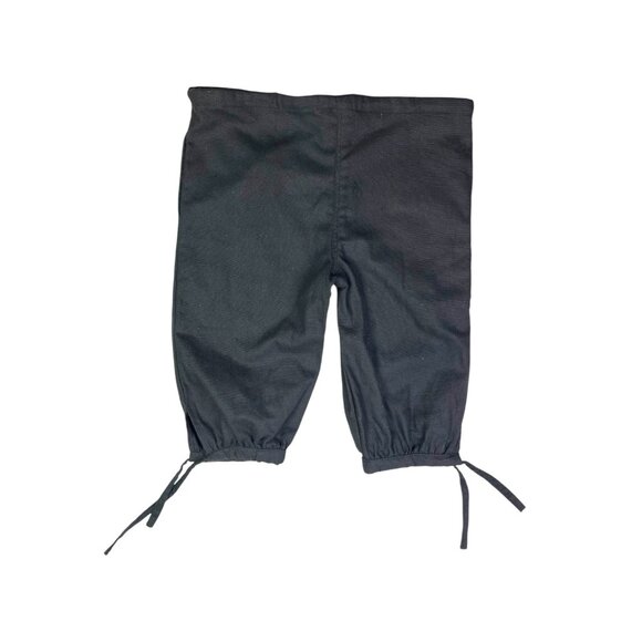 NWT Mytholon Size S Black Kilian Short Trouser Canvas Tie Waist Cuffs LARP - Picture 3 of 10